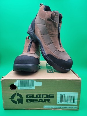 Guide Gear Silvercliff II Brown Waterproof Mid Zip Hiking Boots 400g Size 13EE