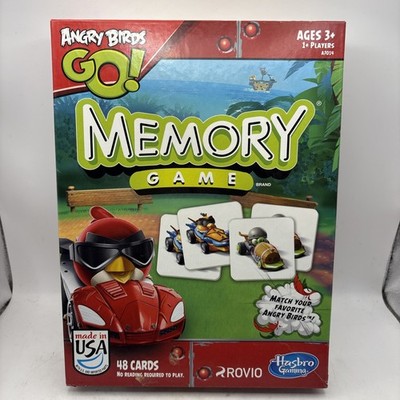Hasbro Angry Birds Go Memory Game 2013 Matching 48 Cards Complete   Rovio  A7014