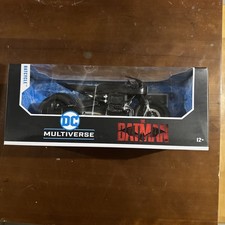 DC Multiverse Mcfarlane Toys The Batman Batcycle Vehicle 7  Scale