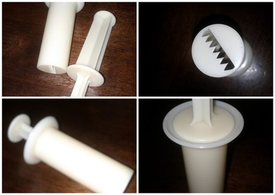 Biscuit Presser Baking Pineapple Tart Semperit Cookies Nozzle Plunger Tool Mold