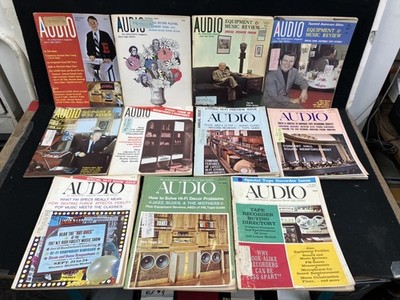 AUDIO AUTHORITATIVE MAGAZINE, 1967, 11 ISSUES, ABOUT HIGH FIDELITY