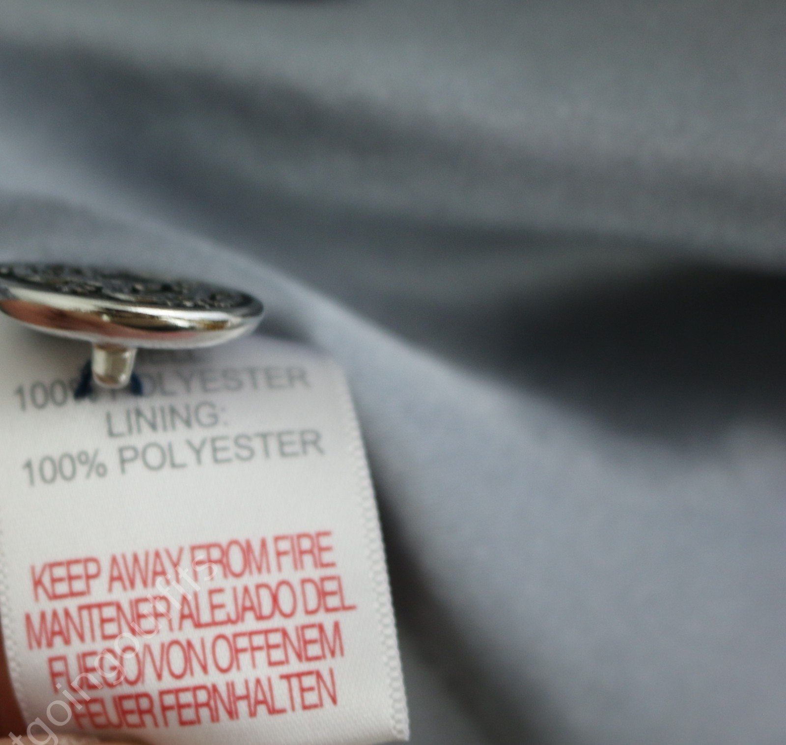 Iris Basic Women's Navy Peacoat  Jacket Size M - image 9