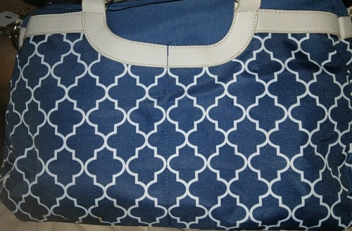 Diaper Bag JJ Cole Satchel Diaper Bag, Navy Arbor Great Quality Gift Baby Shower - Picture 2 of 3