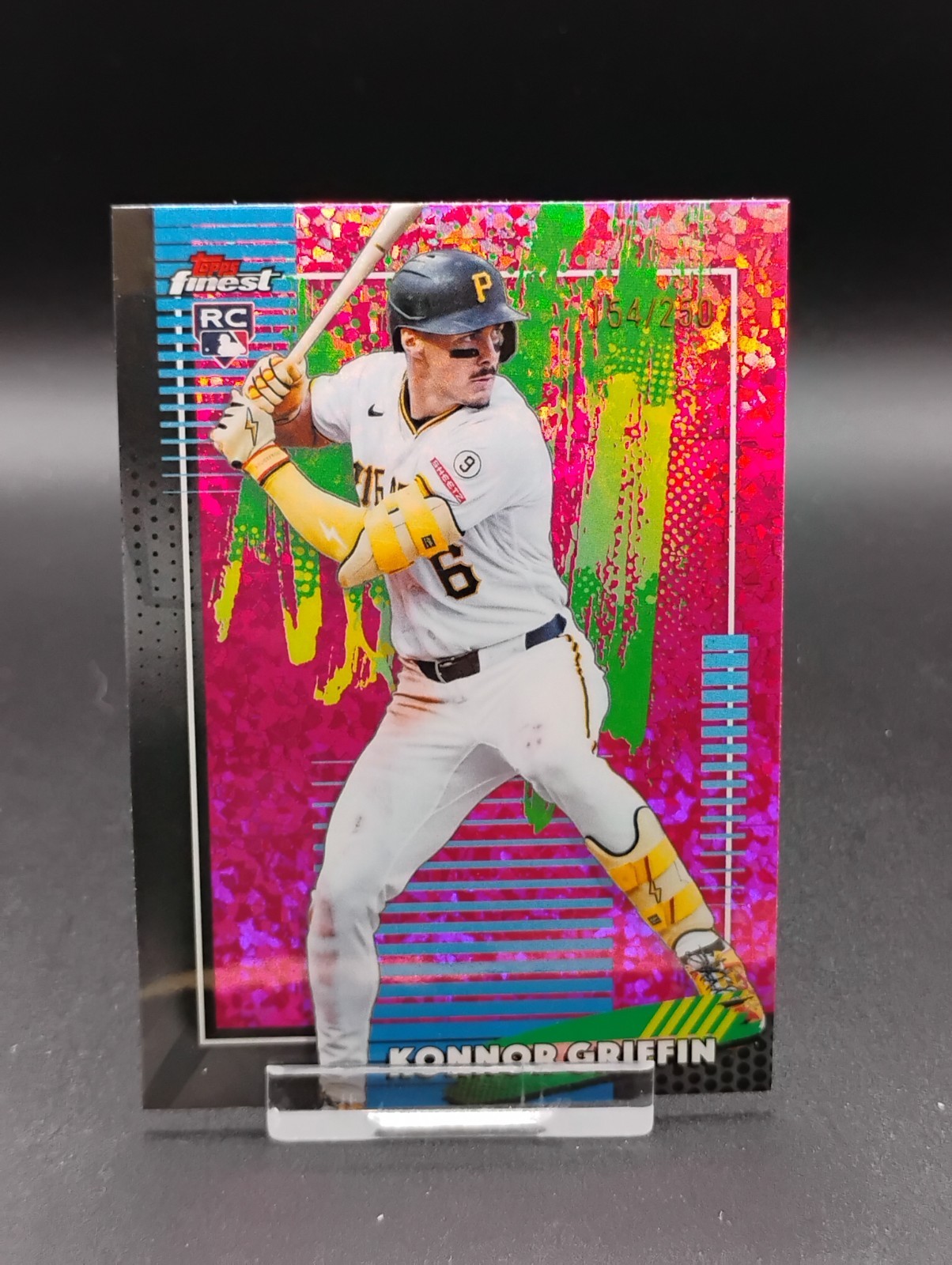 2026 Topps Finest Konnor Griffin Common Pink Mini Diamond 108/250 RC Pirates