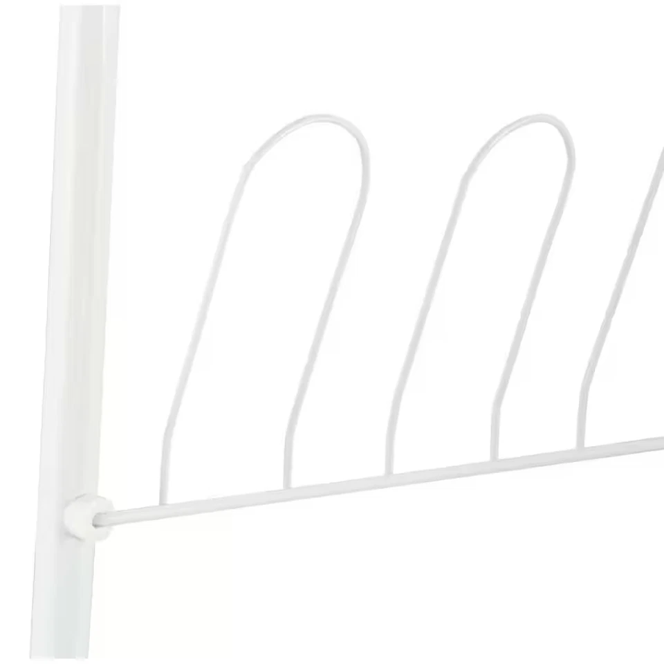 57.5 In. H 18-Pair White Metal Hanging Shoe Organizer - Image 4 of 4