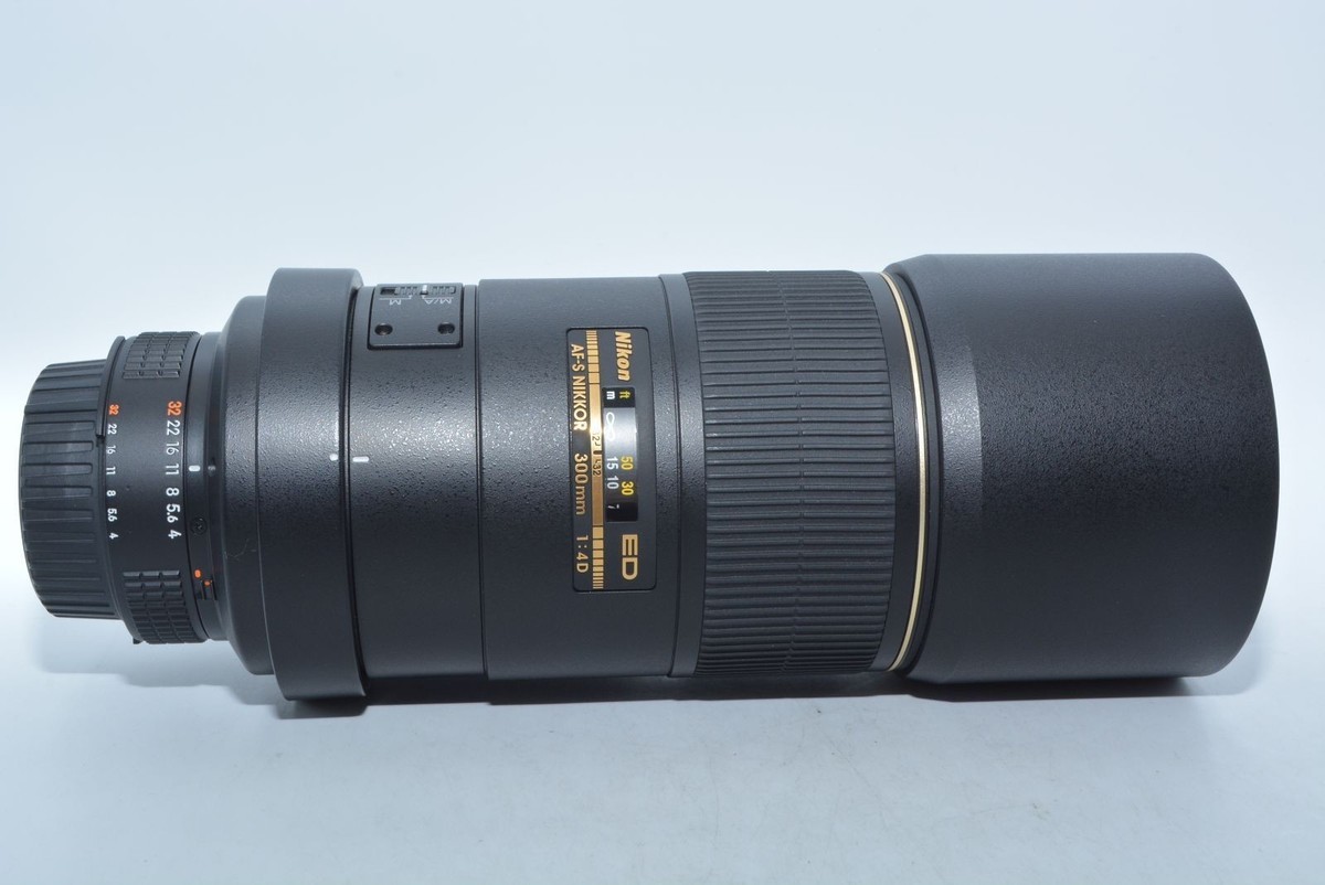 Nikon Ai AF-S Nikkor 300mm f/4D IF-ED Single Focus Lens Black