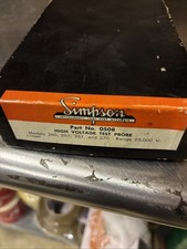 Simpson High Voltage Test Probes No 0508. 25,000 Volt