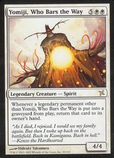 Yomiji, Who Bars the Way - Medium Play MTG Betrayers of Kamigawa