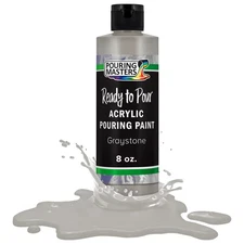 Pouring Masters Graystone 8-Ounce Bottle Water-Based Acrylic Pouring Paint
