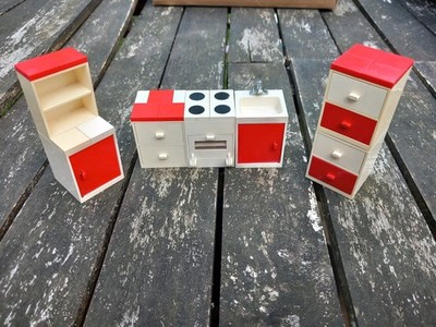 LEGO VINTAGE KÜCHE mit Backofen, Platte und Spüle, SEHR GUTER ZUSTAND, siehe Bilder.