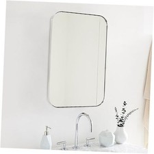 22x30'' Rounded Rectangle Bathroom Vanity Wall 30"L x 22"W Brushed Nickel