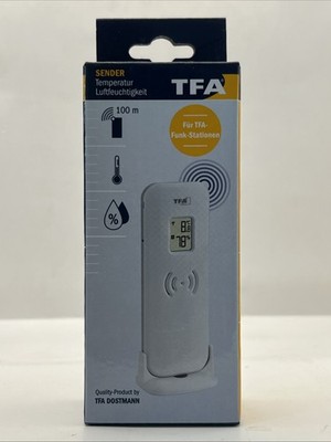 TFA Dostmann Thermo Hygro Sender, 30.3249.02, für TFA-Funkstationen .