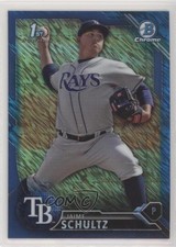 2016 Bowman Chrome Prospects Blue Shimmer Refractor Jaime Schultz #BCP193 00et