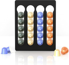 Porta Capsule per 20 Cialde Nespresso - Dispenser per Capsule, Supporto a Parete
