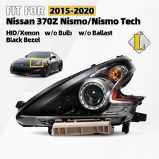 Hidxenon Headlight For 2015-2020 Nissan 370z Black Bezel Wo Bulbballast Left