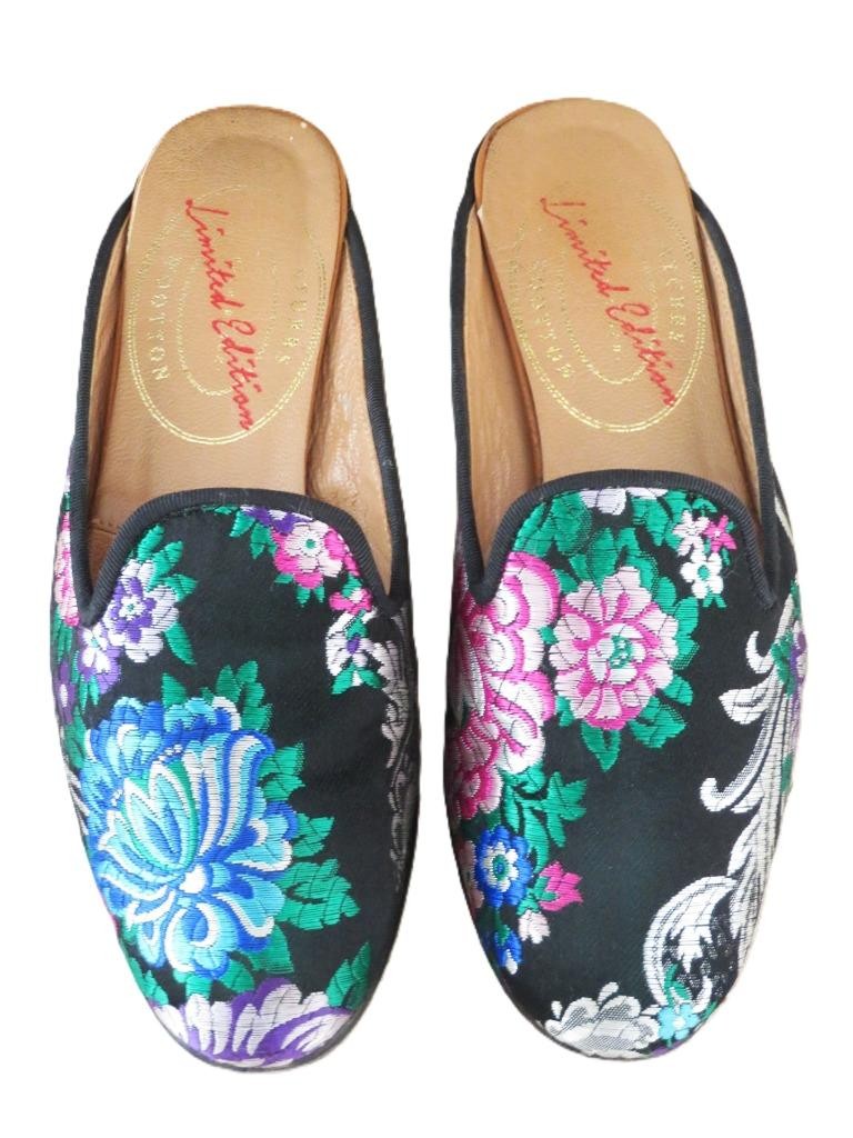 Stubbs & Wootton Special Edition slippers Black Private Stock (Wide) main image 3