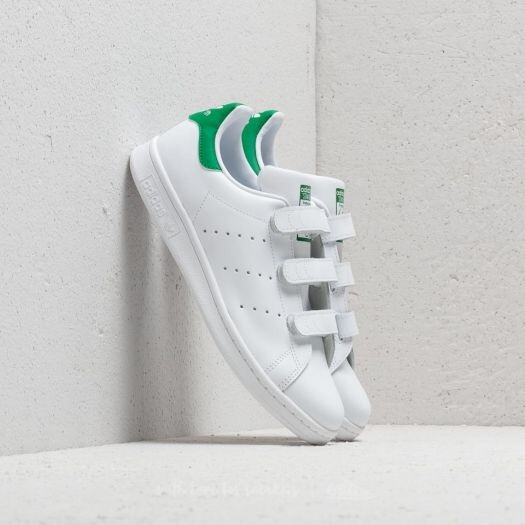 adidas Originals Stan Smith CF White Green Strap Men Unisex