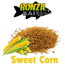 Bonza Baits Flavoured Pellets Sweet Corn Carp Fishing most  Sizes.