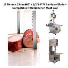 MEAT & BONE BAND SAW BLADE 1650x13MM x 4TPI COMMERCIAL BUTCHER MACHINES