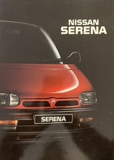 Nissan Serena 29 Page UK Brochure 1992 Inc LX, SLX & SGX Models