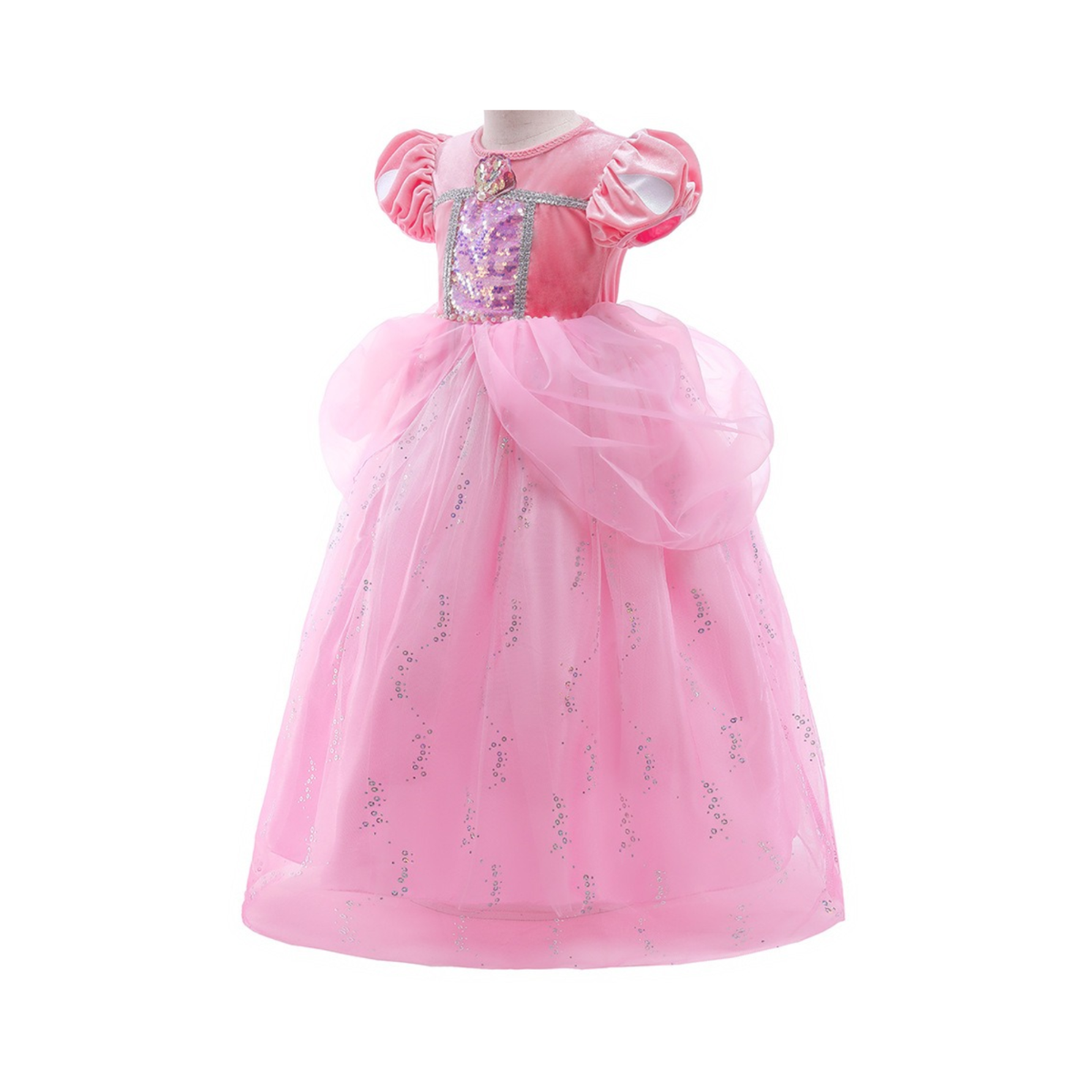 open lace back dress Tulleen Pink Chablis Floral Garden Organza Dress Multicoloured