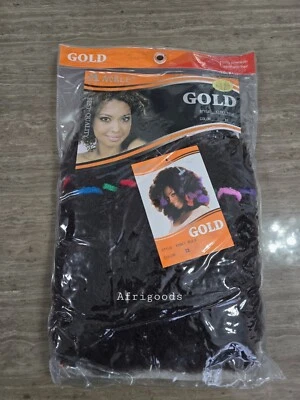 Noble Gold Best Quality Afro Kinky Bulk Hair - Colour 1, 27 and 33 - 20 inches