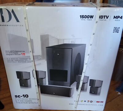 Danon Acoustics SC-10 Platinum Series 5.1 HD Home Theater Brand New MSRP $2438