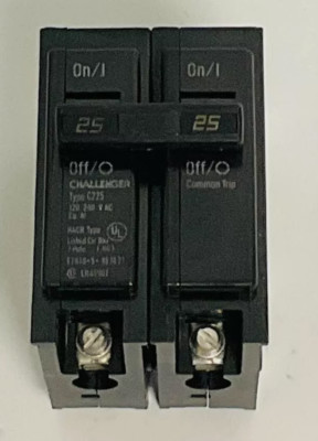 C225 Challenger Circuit Breaker 25A 2P 240V Type Used