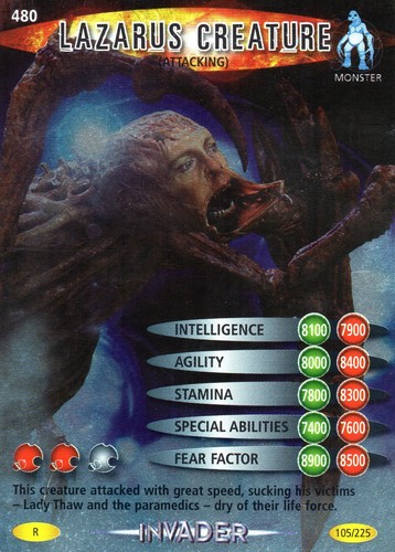 Doctor Who Battles In Time Individual Trading Cards ( Cards 351 to 600 ) - Picture 128 of 248