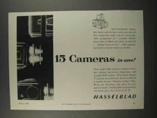 1959 Hasselblad 500C Camera Ad - 15 In One
