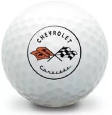 1 Dozen Corvette Stingray Logo Callaway Chrome Soft Golf Balls Brand New No Box