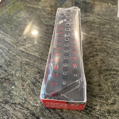 #ad Snap on 119stmsyfrx 19 piece 1 4quot; drive 6 point sae socket foam set 1 8 5 8quot; red $419.95
