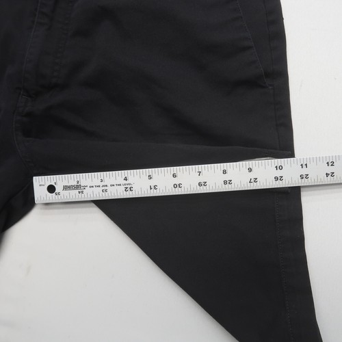 Volcom Mens Chino Shorts Size 36 Black Casual Surf Skate 11" Inseam - Picture 5 of 9