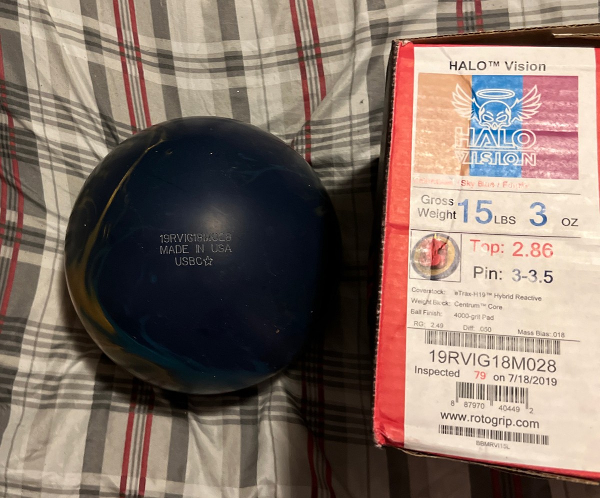 Roto Grip Halo Vision 15 lb Bowling Ball NEW! | eBay