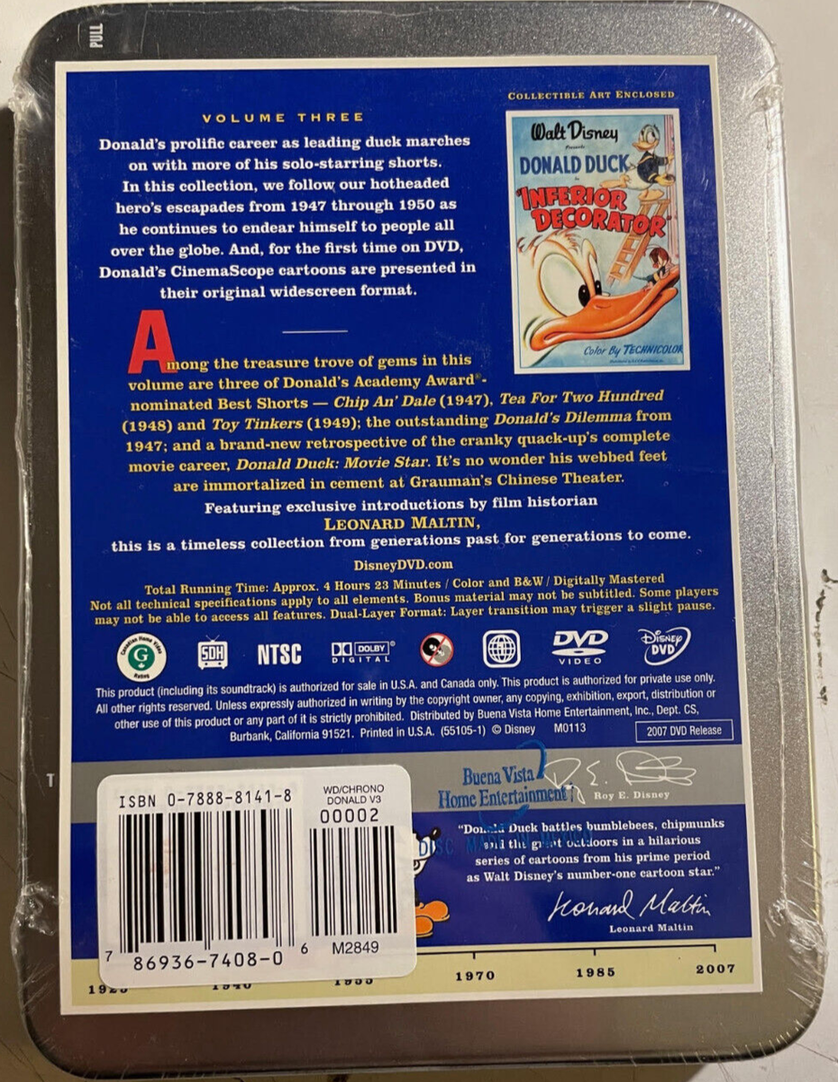 THE CHRONOLOGICAL DONALD 3巻セット Walt Disney Treasures: The Chronological Donald Volume 3 (DVD