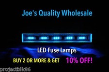 (7) LAMPADE FUSIBILI LED BLU FREDDO 8V-2225 2252 2230 4230 4300 4400/ 2270 Marantz 2275