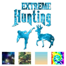 Extreme Hunting - Vinyl Decal Sticker - Multiple Patterns & Sizes - ebn270