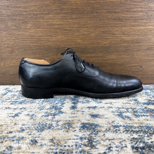 Vintage Florsheim Penfield Black Calf Cap Toe Oxford Shoes Men's 9C 20308 - Picture 3 of 15