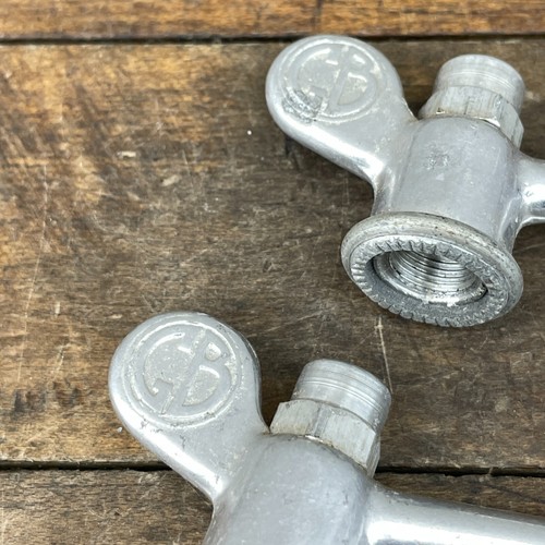 Vintage GB Axle Wing Nuts Knock Off Hub CB Cafe Chopper English ~9mm - 第 2/10 張圖片