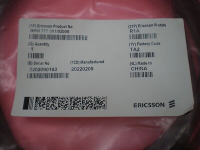 ERICSSON RPM777 381/02000 R1A TA2 Signal Cable RPM777381/02000 | eBay