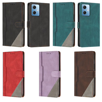 Für Redmi Note 11 12 Pro 12 11S Anti-Fall Nähte PU-Leder Wallet Case Handyhülle