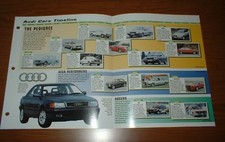 1965-99 History Of Audi Cars Brochure 65-99 Coupe Super 90 200 Turbo Quattro 80 1965-99 History Of Audi Cars Brochure 65-99 Coupe Super 90 200 Turbo Quattro 80