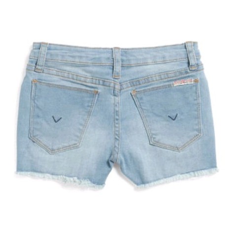 Hudson Kids Little Girl's Rose Freyed Hem Denim Shorts - Picture 2 of 6