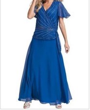 Women's Wedding Mother of Bride Groom evening formal gown dress plus XL 1X 2X 3X