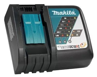 GENUINE Makita DC18RC Rapid Charger, usa plug in, LXT