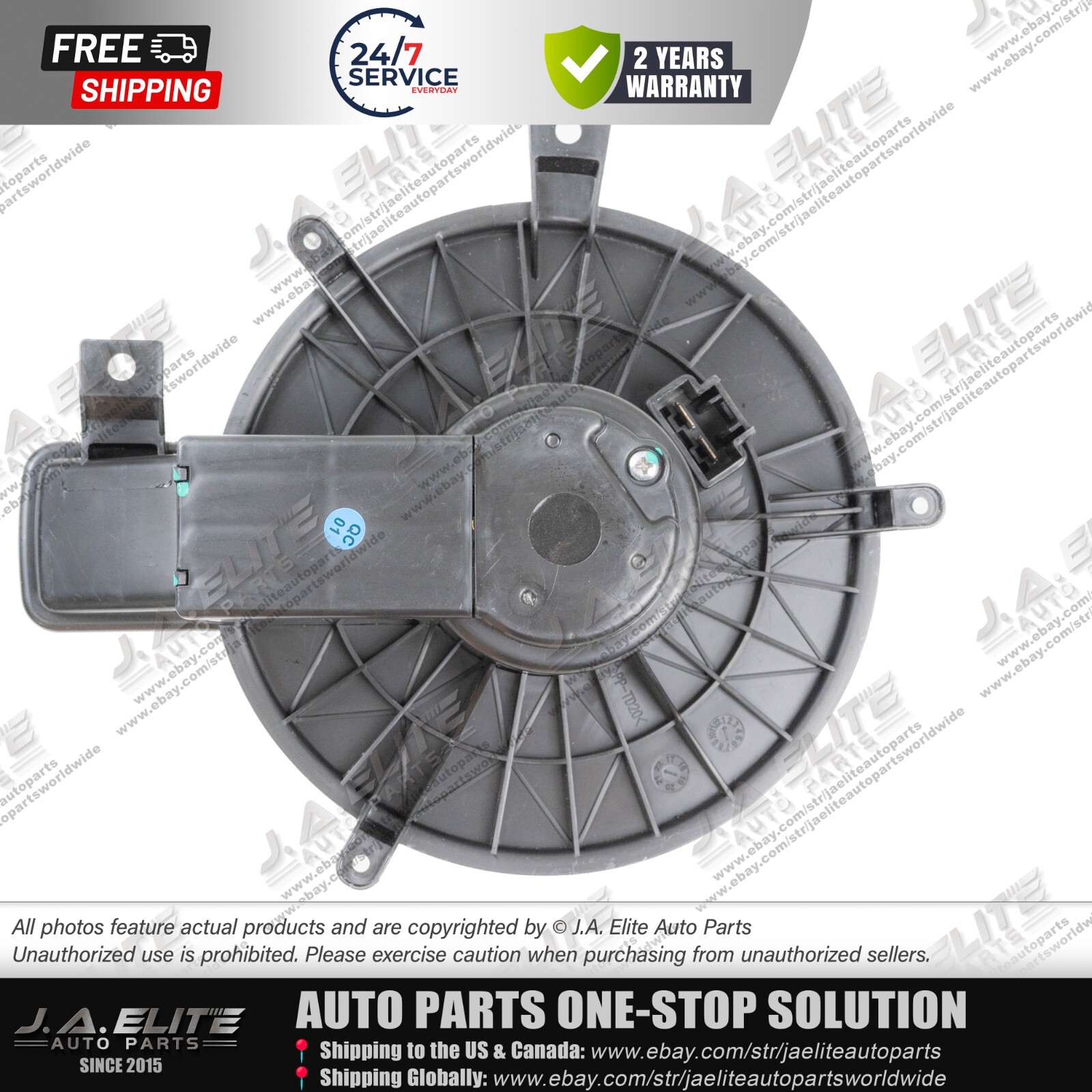 Blower Motor Electro Fan Assembly fits Maserati Ghibli Quattroporte 673000088