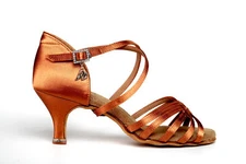 216 LA Woman h6.5 cm | Satin Dark Tan