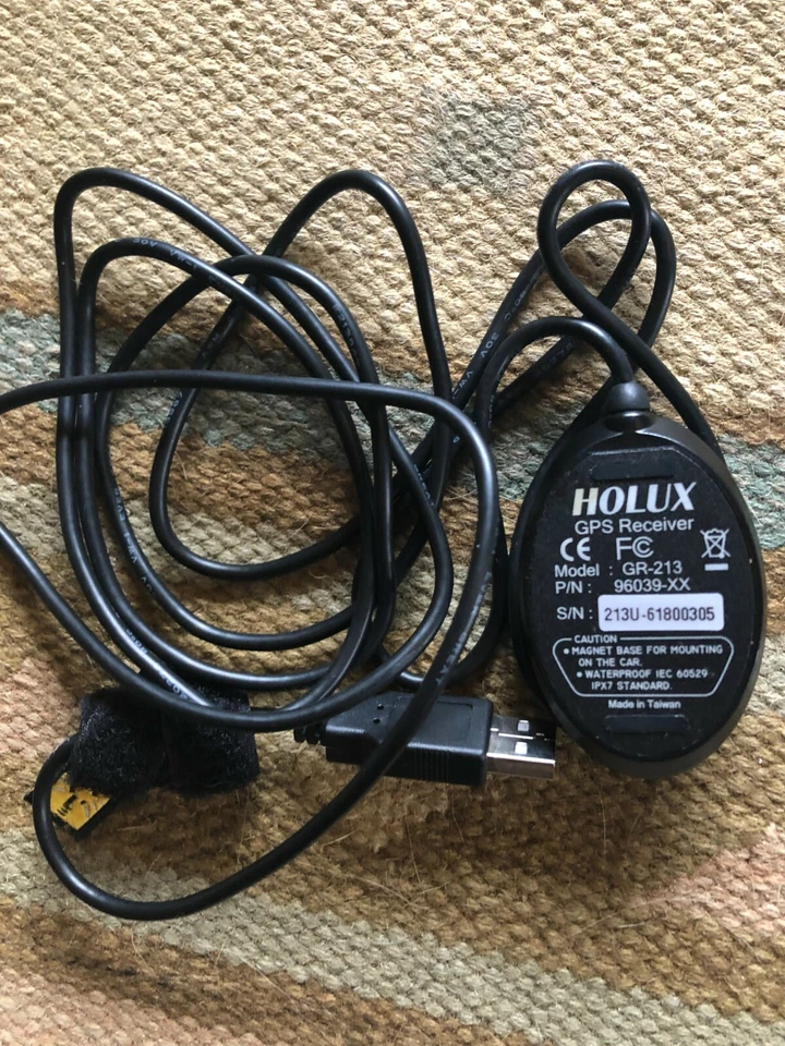 Ratón Receptor GPS Holux GR-213 Sirf Star III, con Conector USB Foto 3 de 4