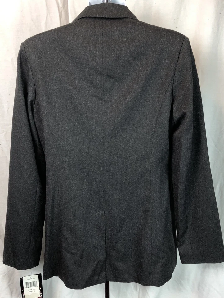 NUEVO CON ETIQUETAS Chaqueta Blazer Tracy Evans S Carbón 2 Bolsillos con Botones Forrada Elastizada Carrera Foto 3 de 4