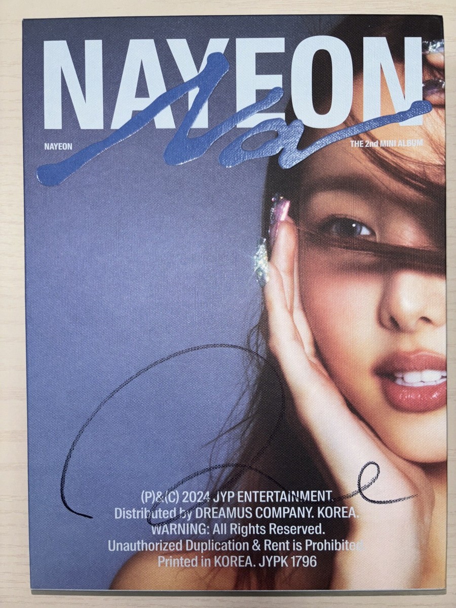 TWICE ナヨン ABCD 直筆 サイン アルバム TWICE Nayeon [NA] Autographed Signed Album | eBay